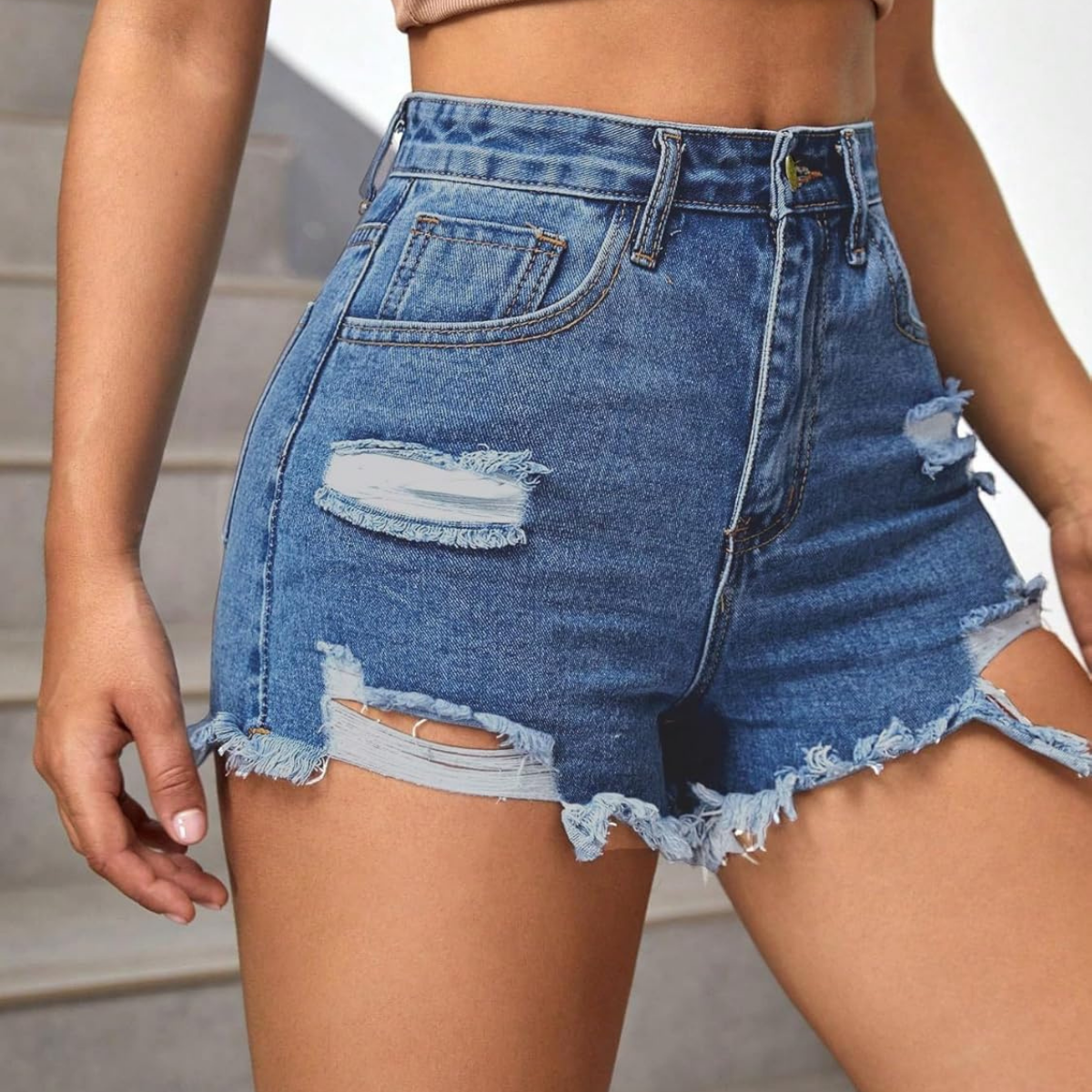 Combo Pack: 2 Women's Denim Shorts