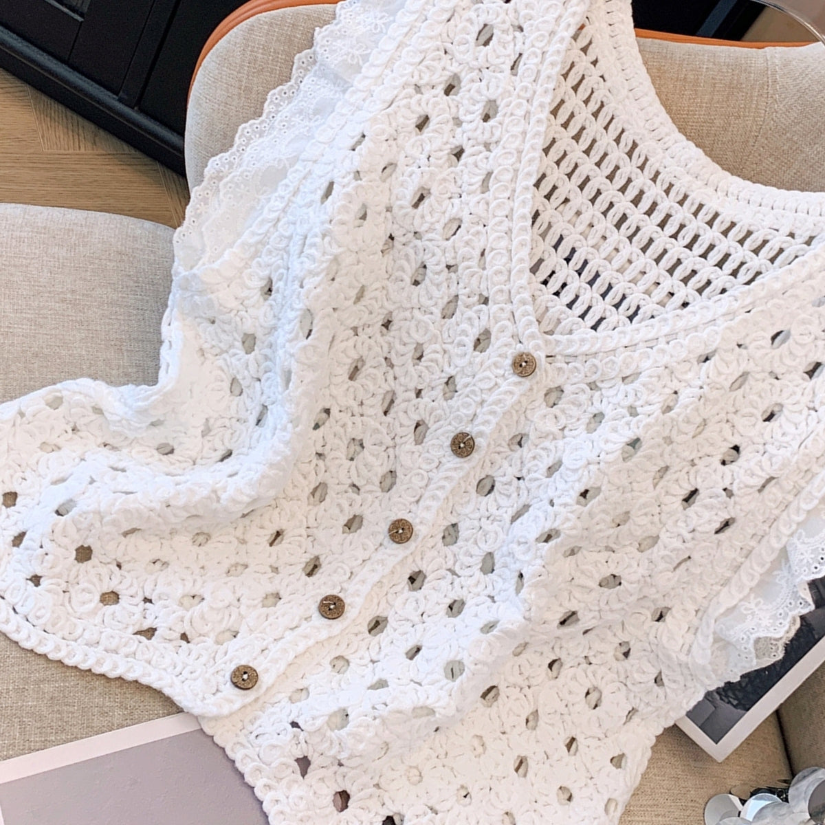 Lightweight & Breathable Crochet Top - Buy 1 Get 1 Free ♥️