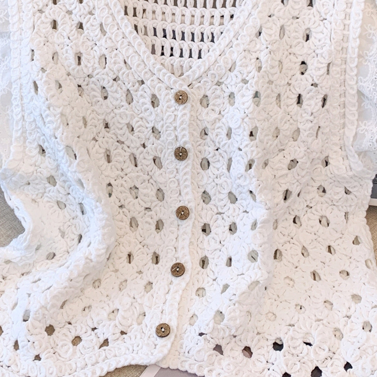Lightweight & Breathable Crochet Top - Buy 1 Get 1 Free ♥️