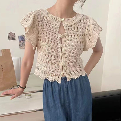 Lightweight & Breathable Crochet Top - Buy 1 Get 1 Free ♥️