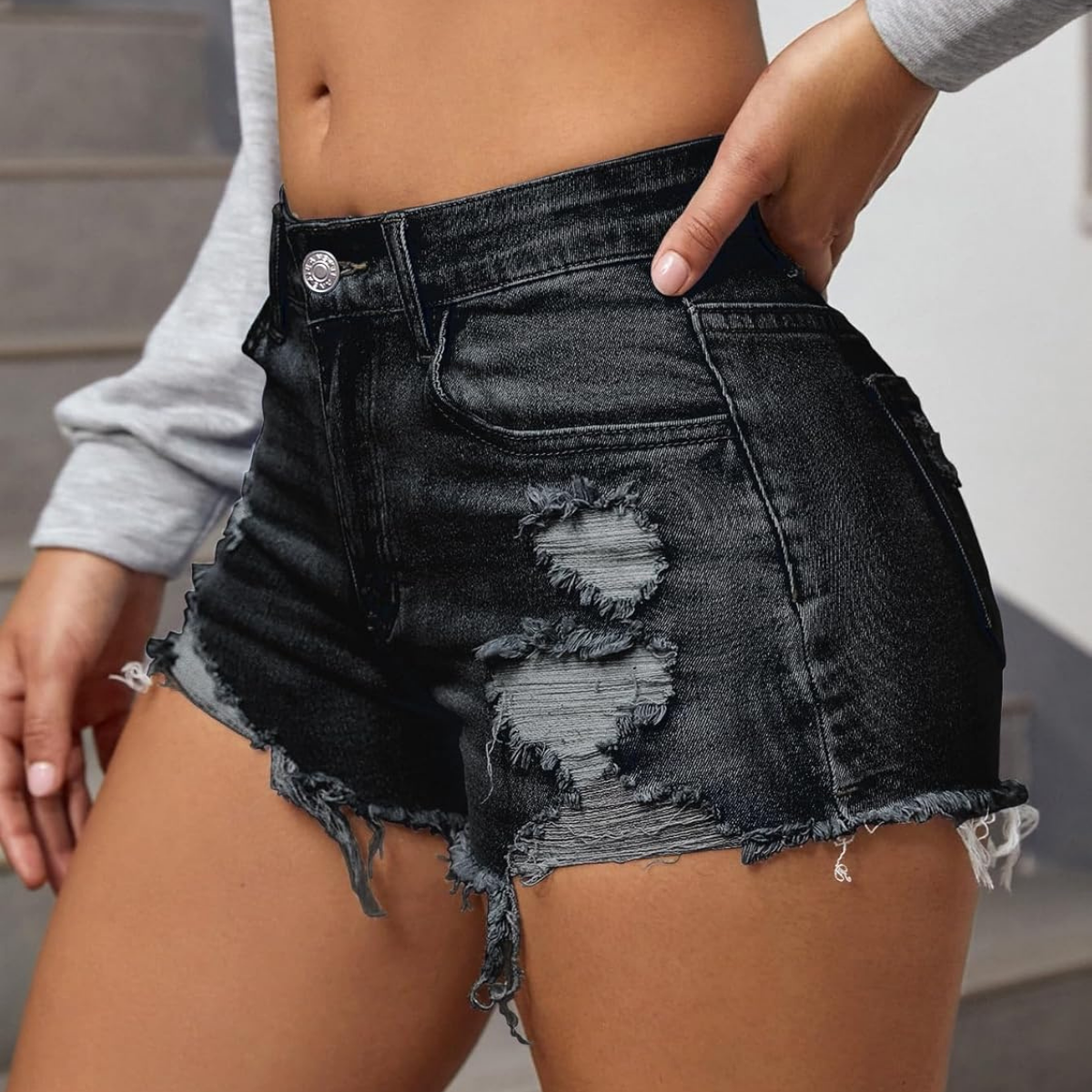 Combo Pack: 2 Women's Denim Shorts
